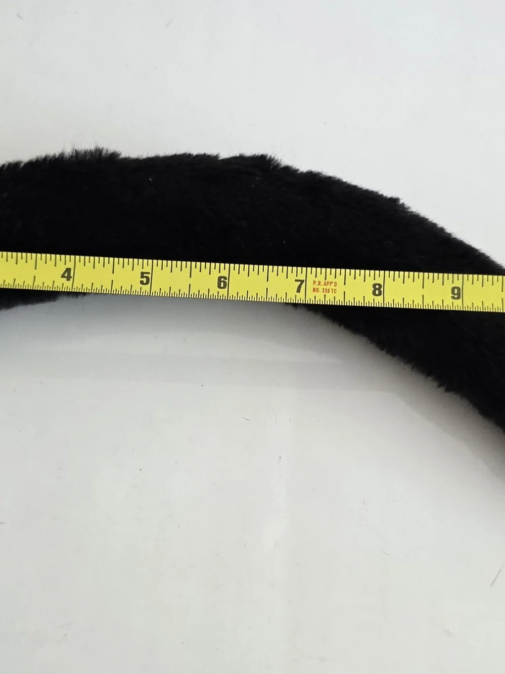 Black Faux Fur Cat Ear Headband and Paw Wristbands Set 3 Pieces Bundle.